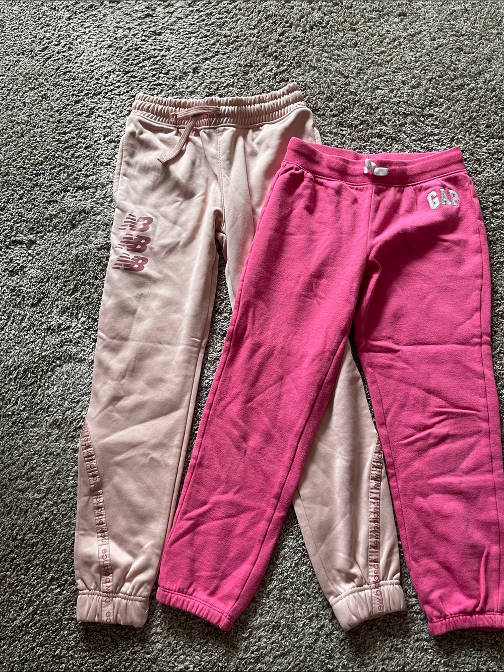 Set of 2 Pink Kids Joggers